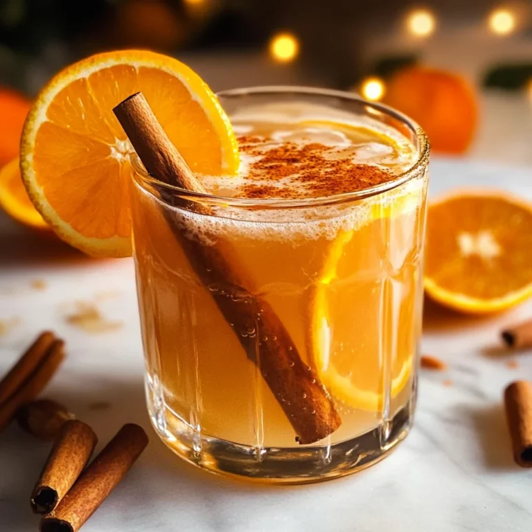 Warm Cinnamon Orange Delight Mocktail Recipe