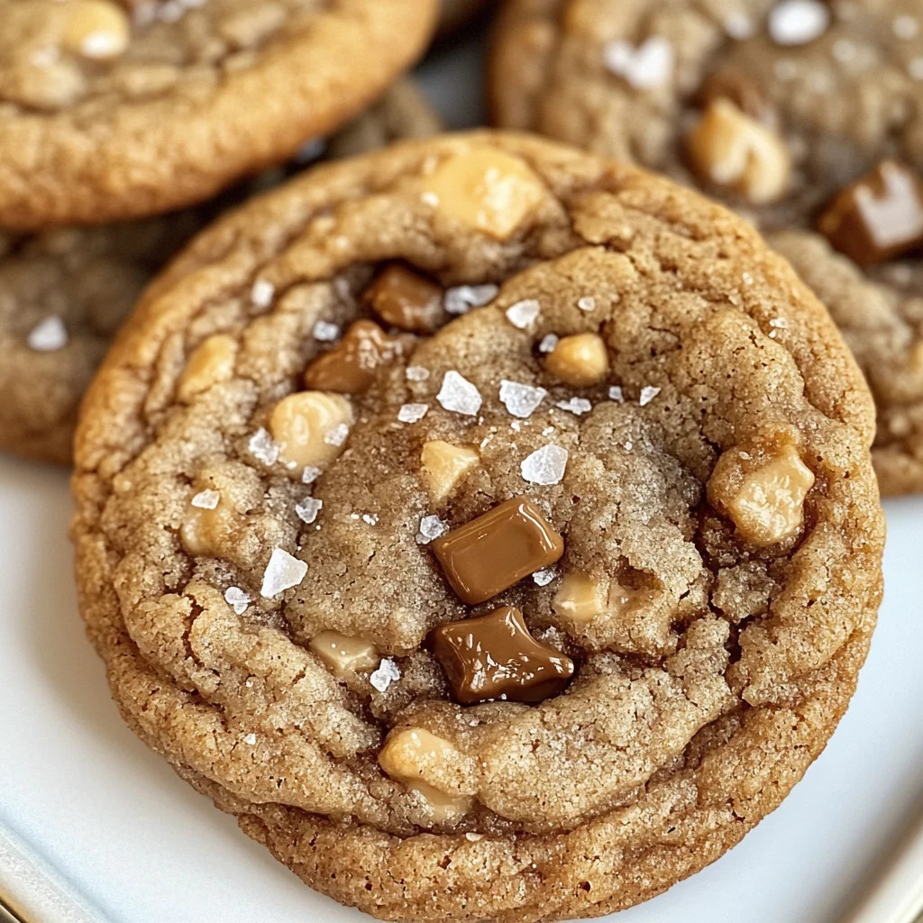 Brown Butter Coffee Toffee Cookies