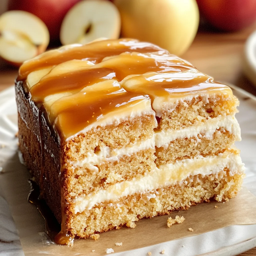 Caramel Apple Cake