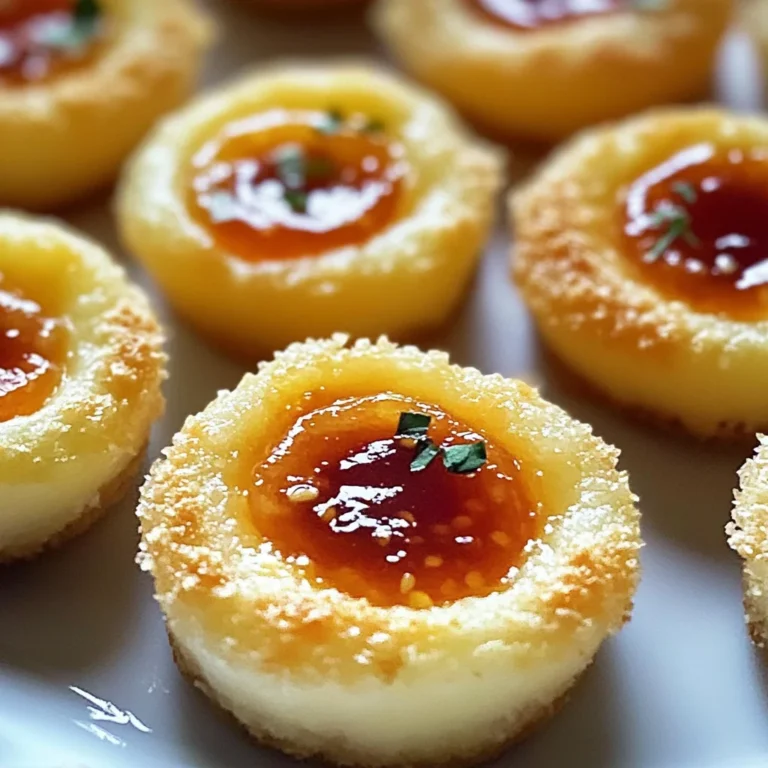 Cheesy Thumbprint Appetizers with Hot Pepper Jelly