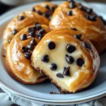 Chocolate Chip Vanilla Custard Brioches