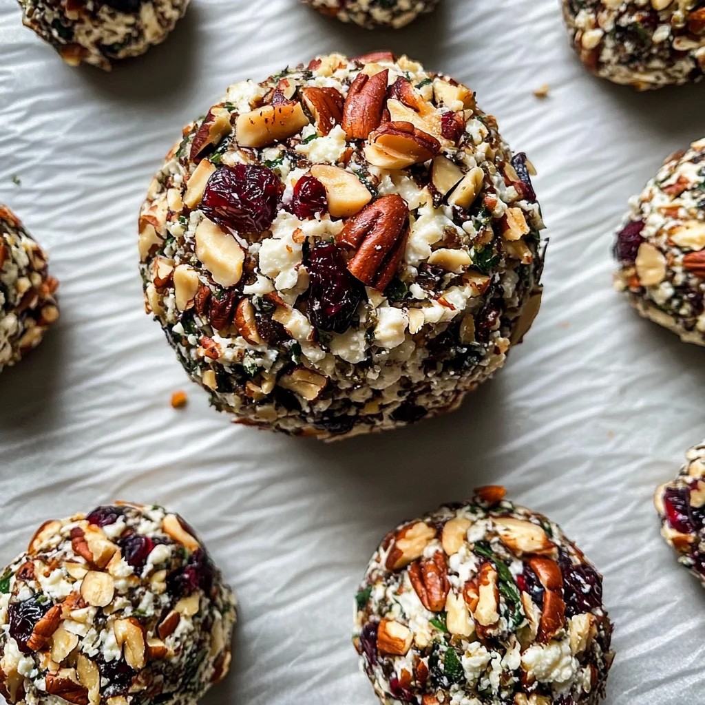 Cranberry Pecan Goat Cheese Ball