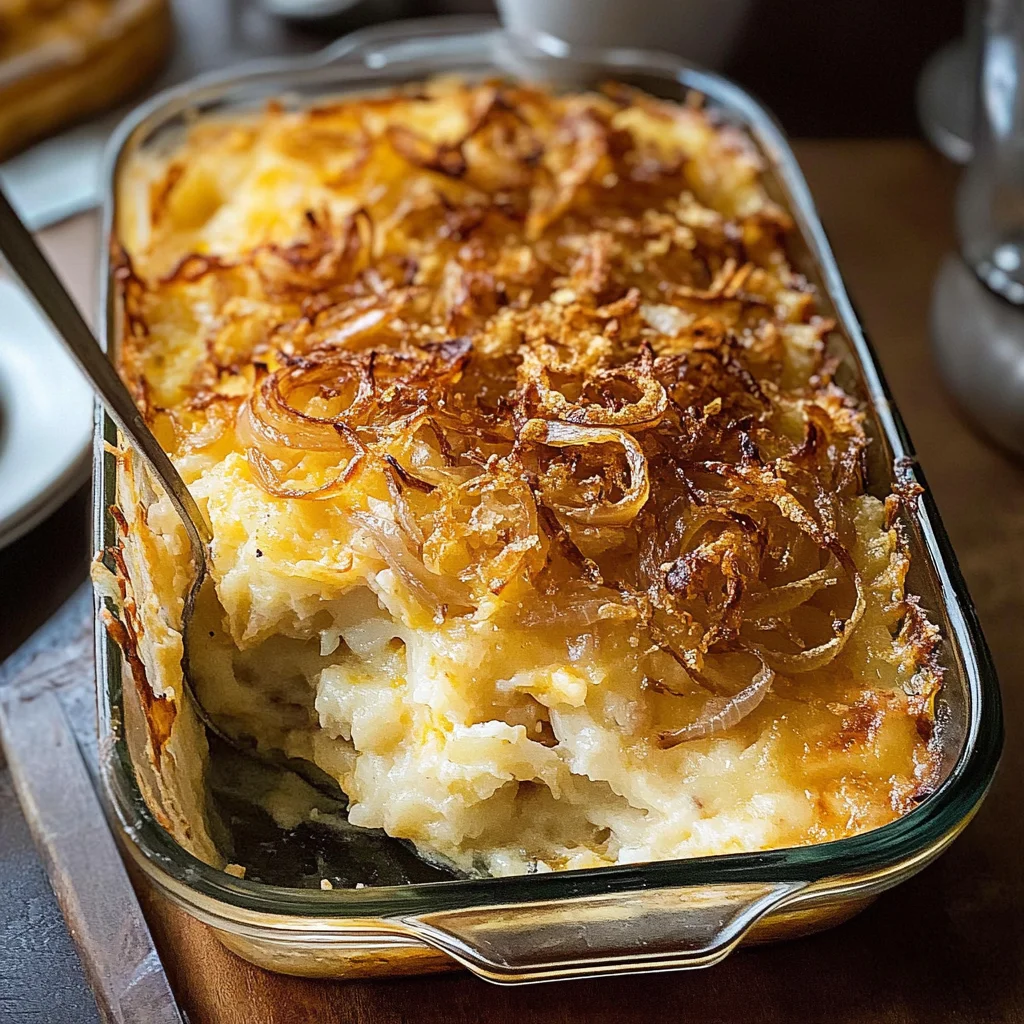French Onion Funeral Potatoes