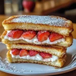 Fried Strawberry Cheesecake Sandwiches