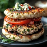 Greek Chicken Burgers