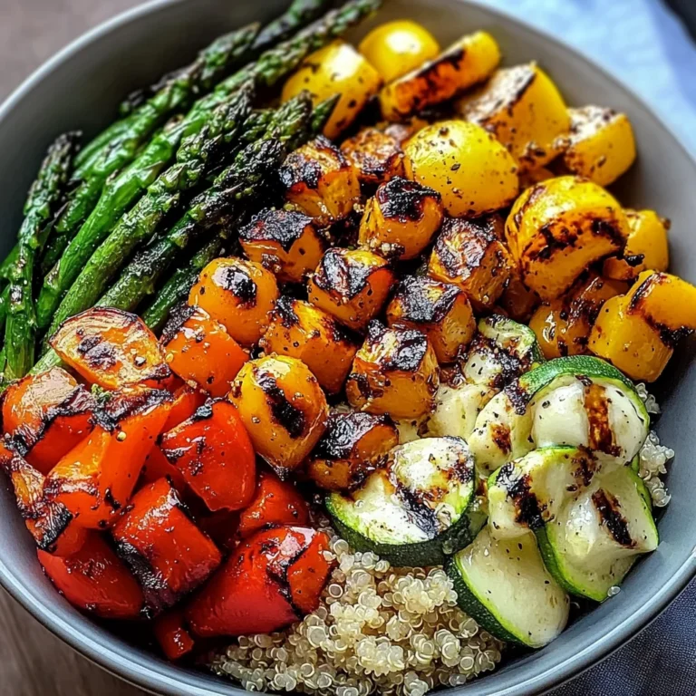 Grilled Veggie Bowl with Quinoa