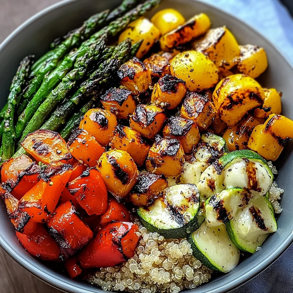 Grilled Veggie Bowl with Quinoa
