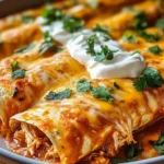 High Protein Creamy Chilli Chicken Enchiladas