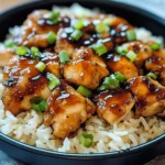 Honey BBQ Chicken Rice – The Best 1-Pan Family Dinner