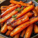 Honey Balsamic Roasted Carrots