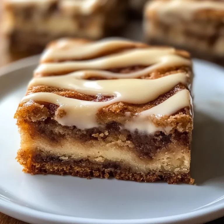 How to Make Cinnamon Roll Blondies