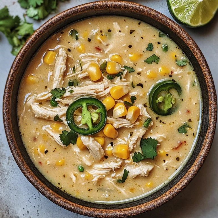 Mexican Street Corn White Chicken Chili Recipe