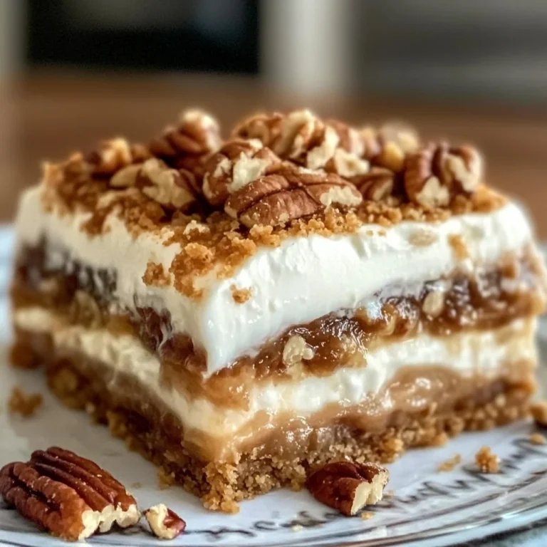 Pecan Pie Lasagna – A No-Bake Dream Dessert