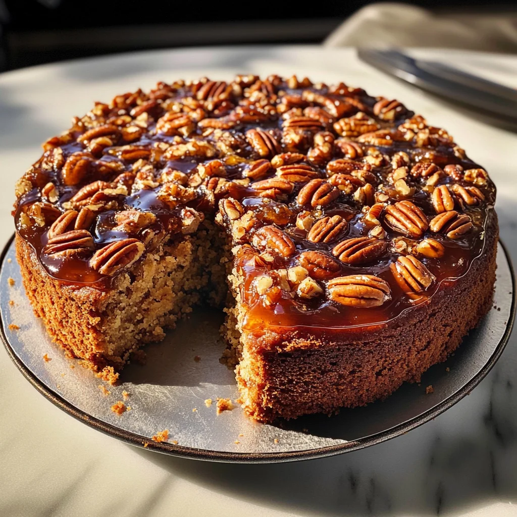 Pecan Upside Down Cake