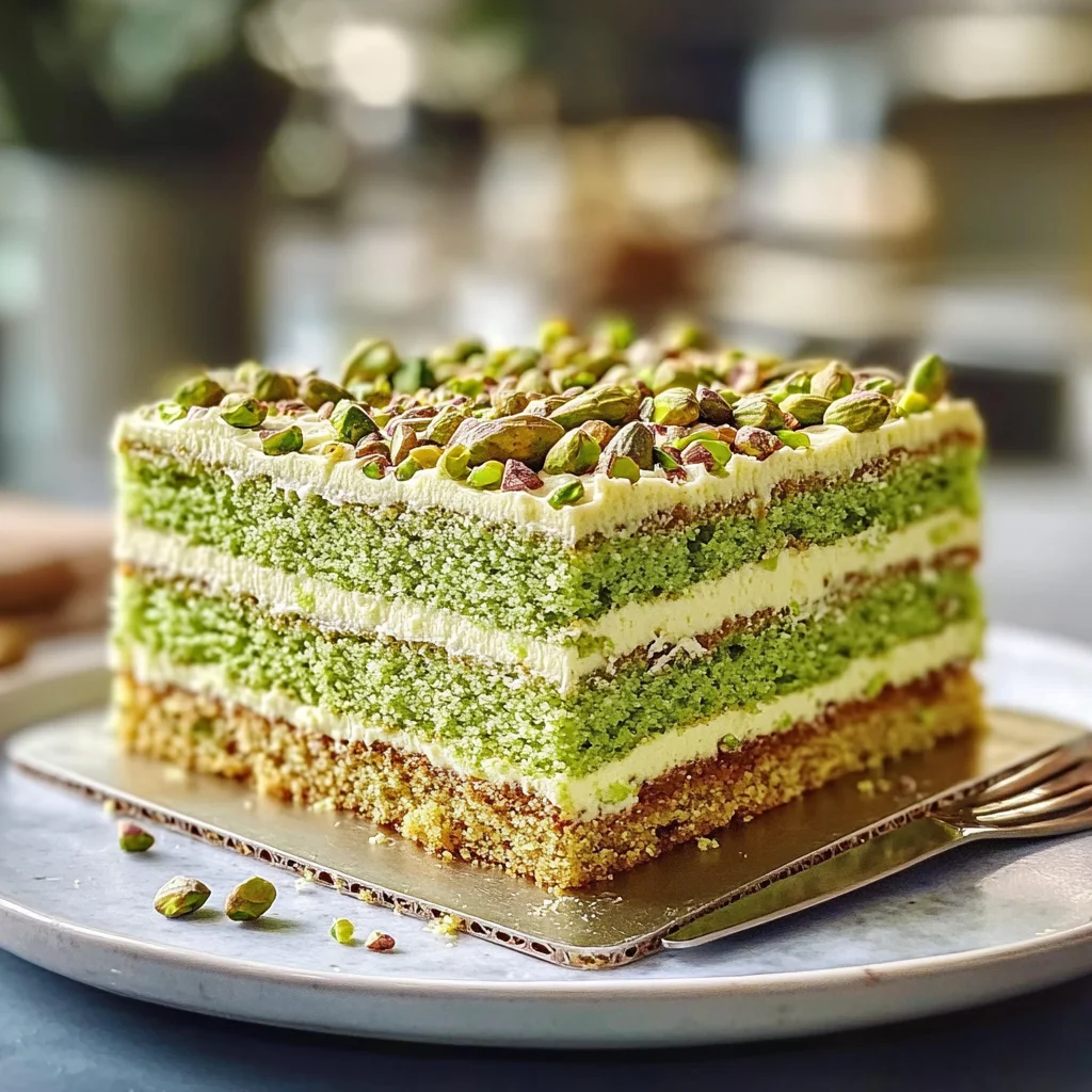 Pistachio Sheet Cake