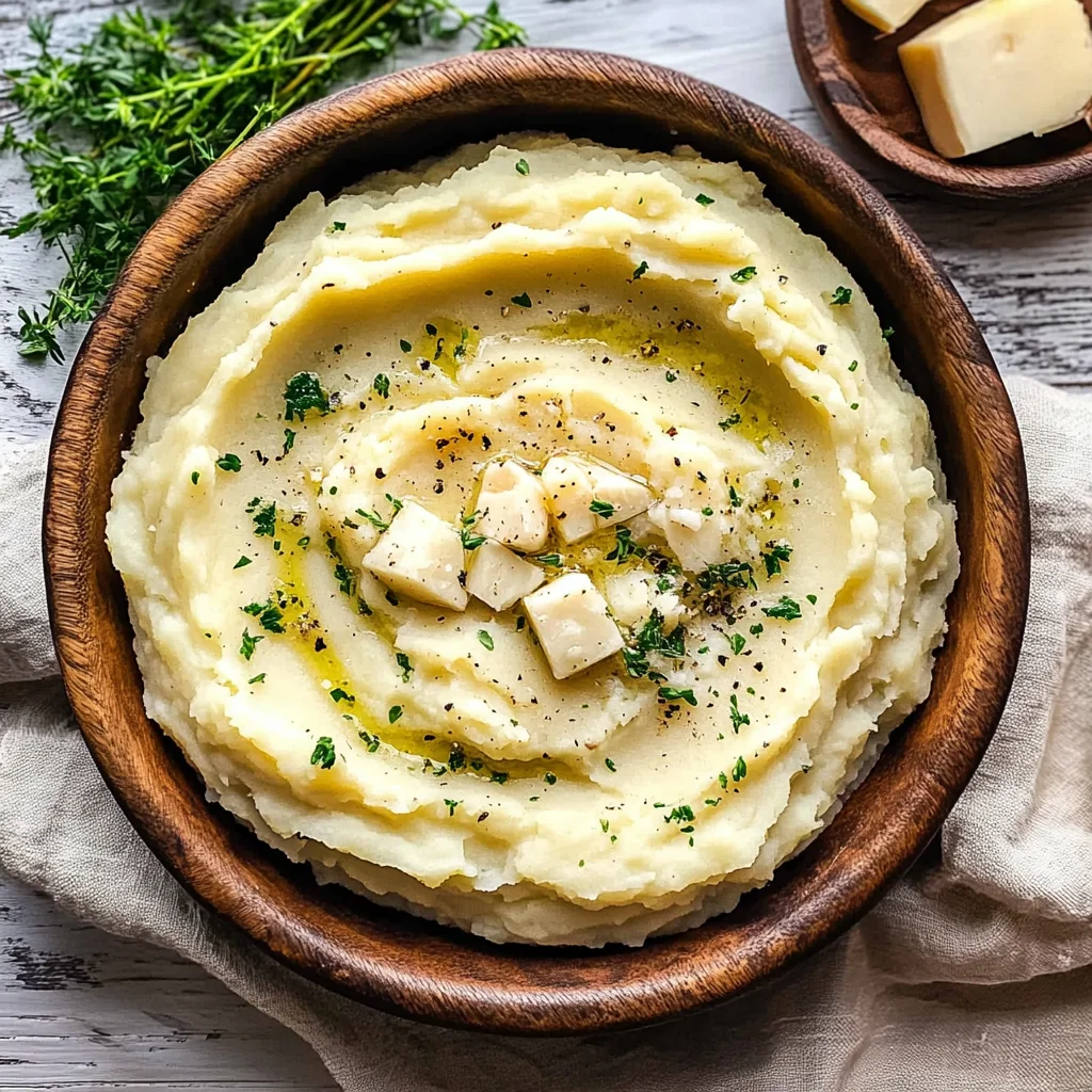 Roasted Garlic Mashed Potatoes {Slow Cooker}