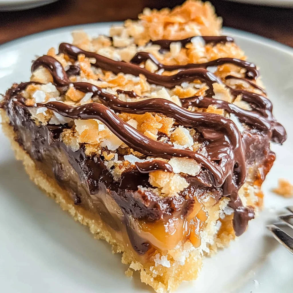 Samoas Cookie Pie