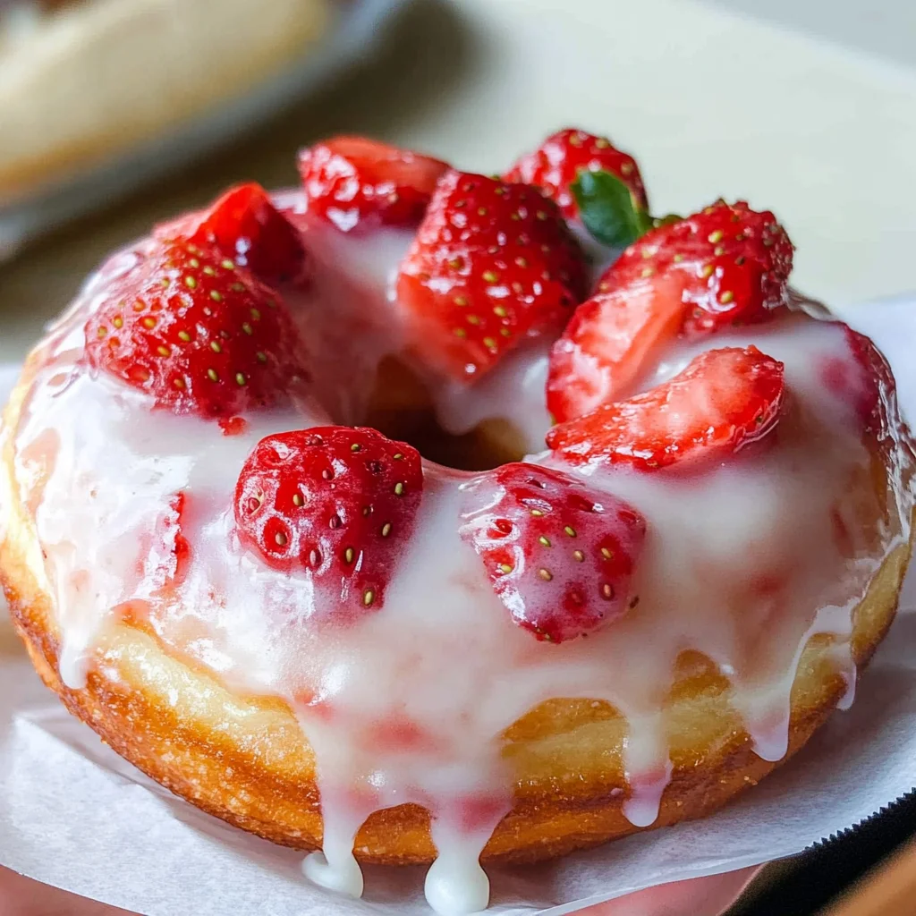 Strawberry Donuts