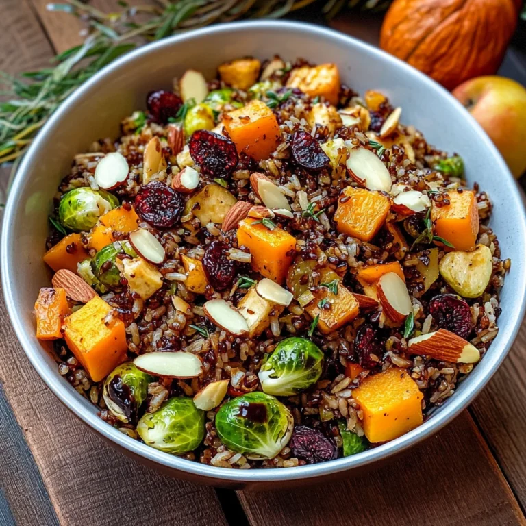 Wild Rice Harvest Bowls with Fig Balsamic Vinaigrette
