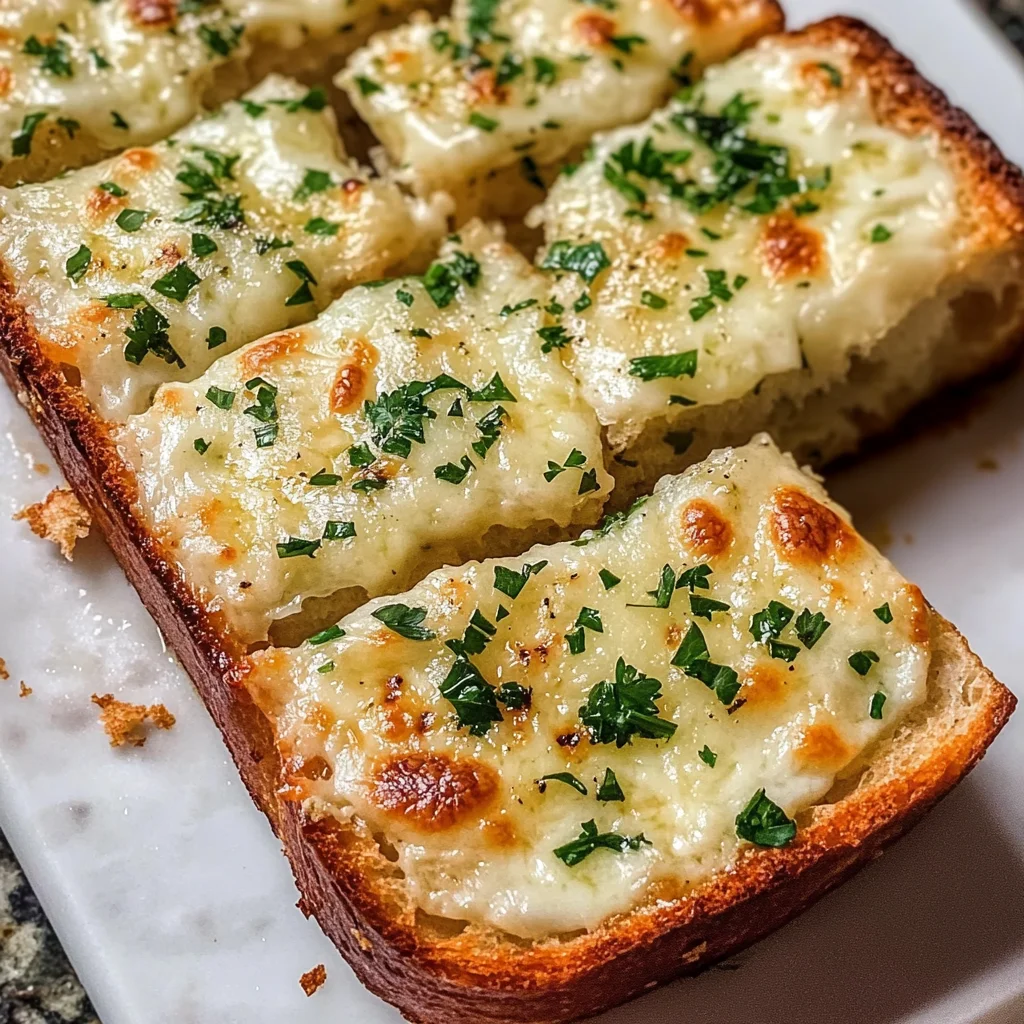 Air Fryer Cheesy Garlic Bread