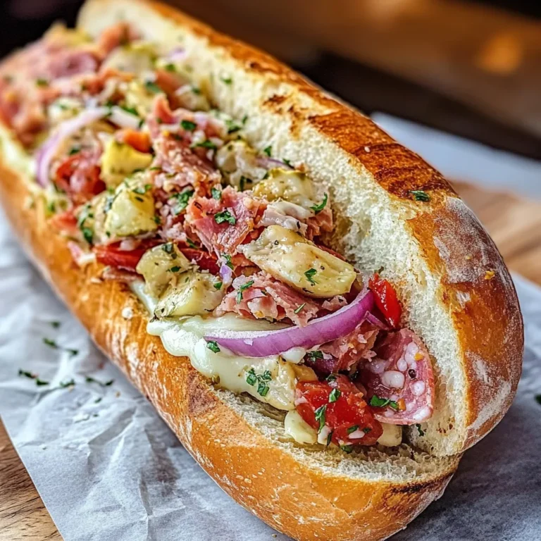 Air Fryer Chopped Italian Sandwich