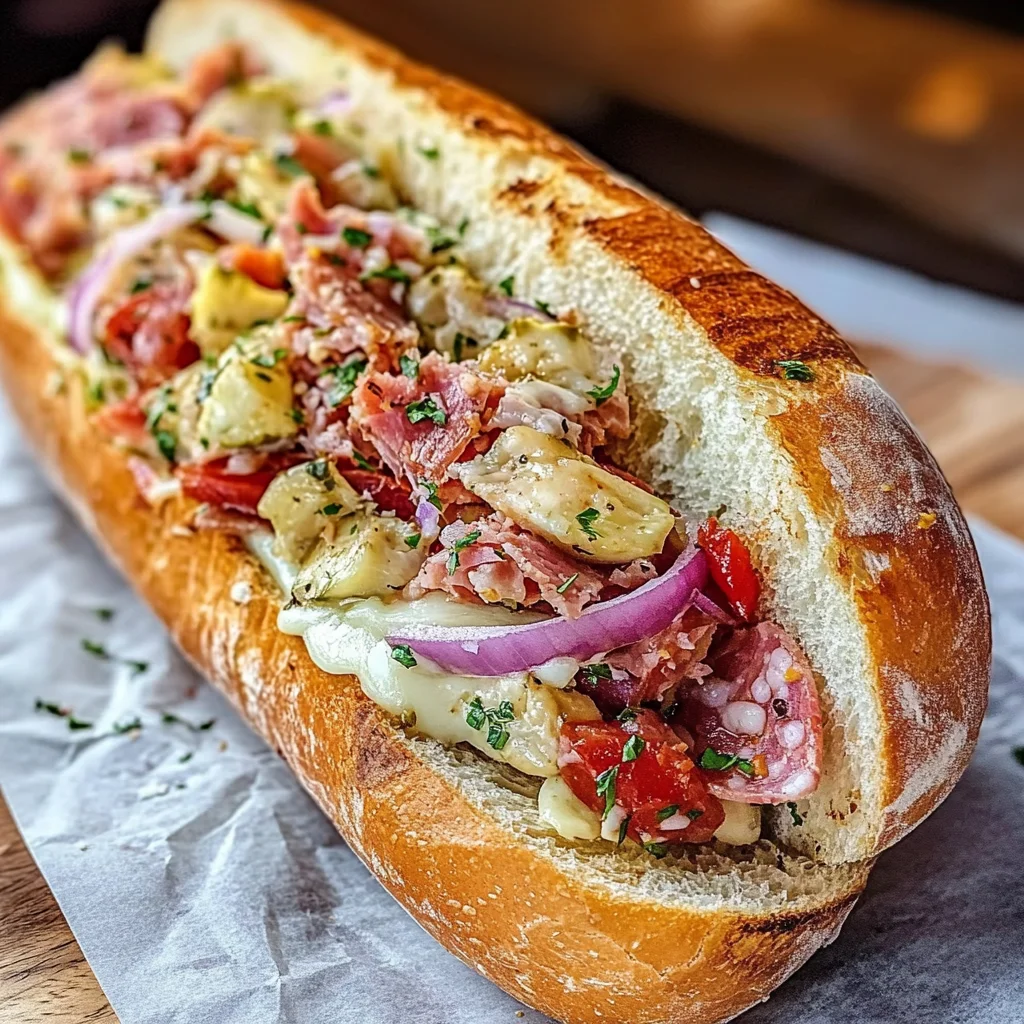 Air Fryer Chopped Italian Sandwich