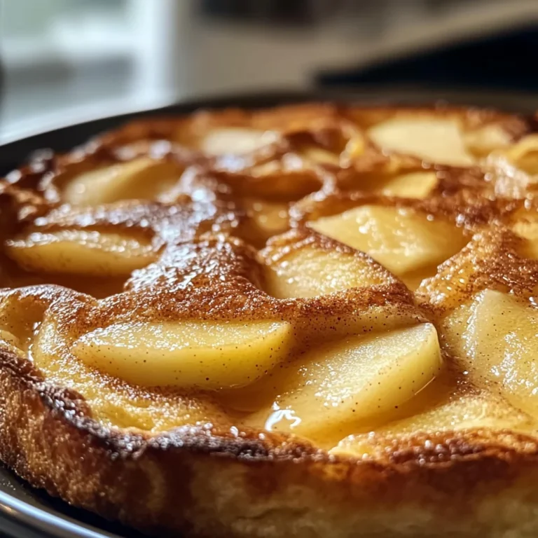 Apple Cinnamon German Pancake