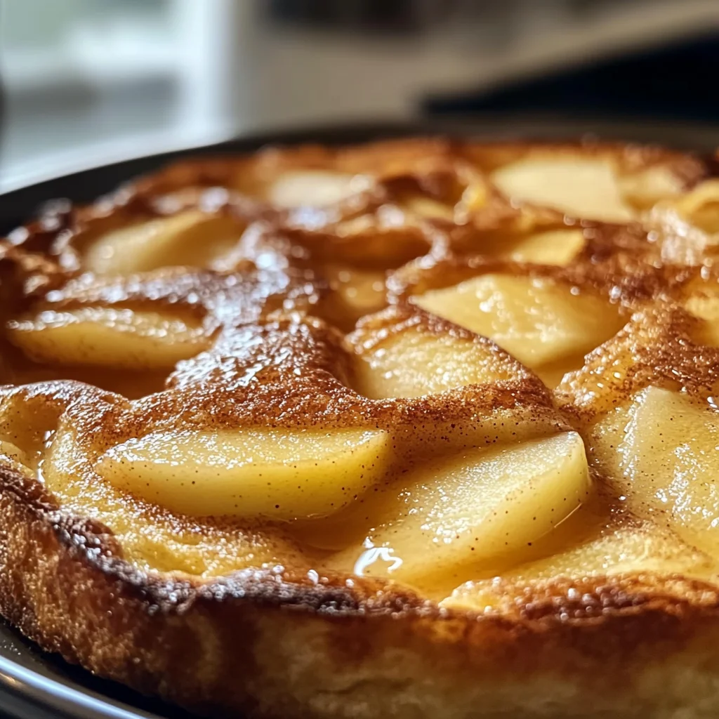 Apple Cinnamon German Pancake