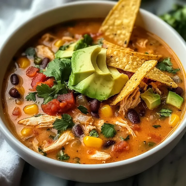 Authentic Chicken Tortilla Soup