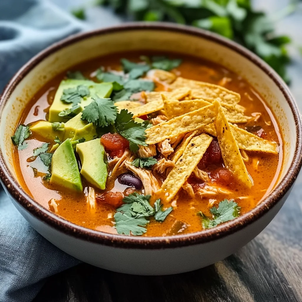 Authentic Chicken Tortilla Soup