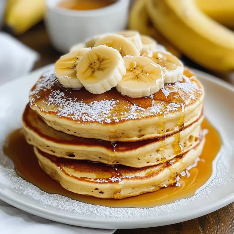 Classic Banana Pancakes