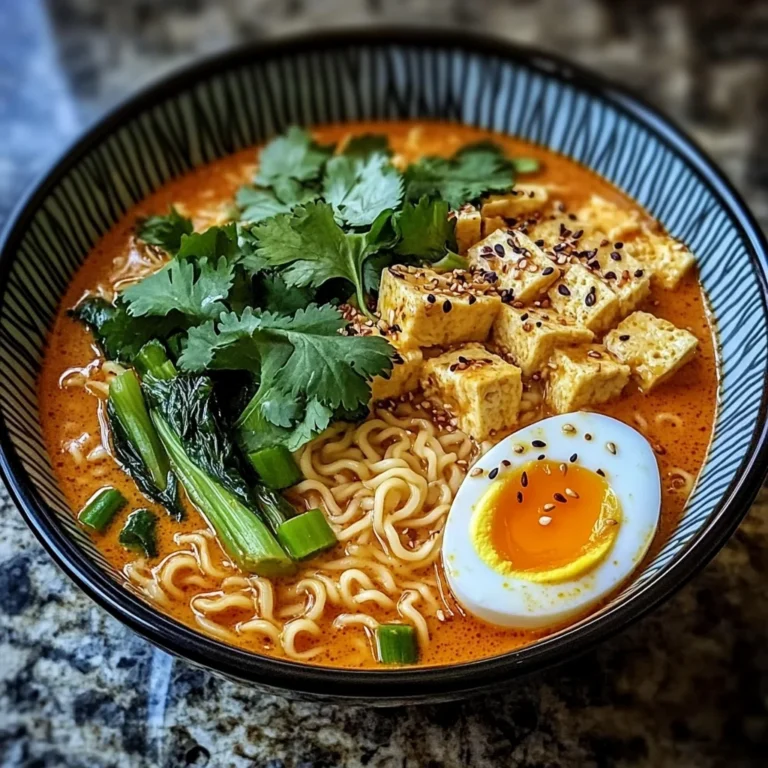 Creamy Coconut Curry Ramen
