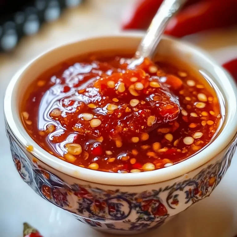 Homemade Sweet Chili Sauce