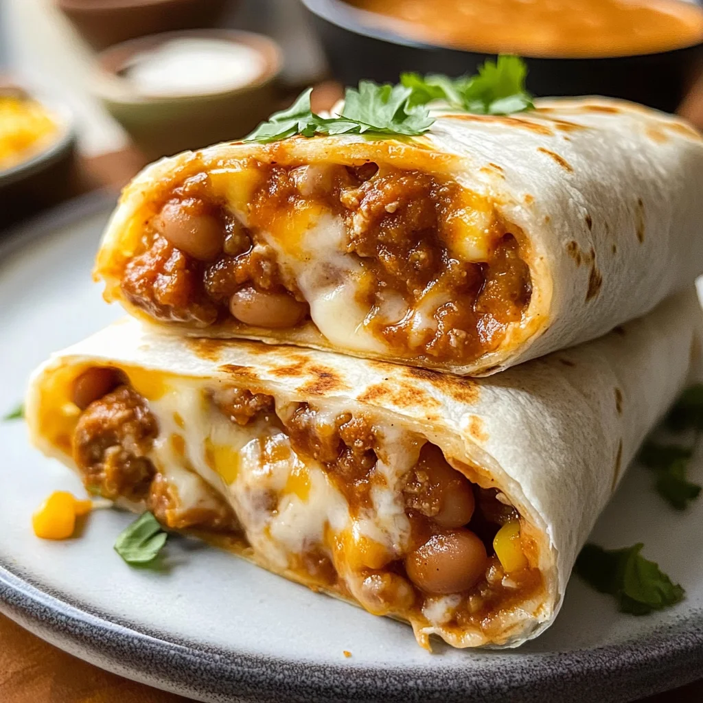 Ultimate Bean and Cheese Burritos